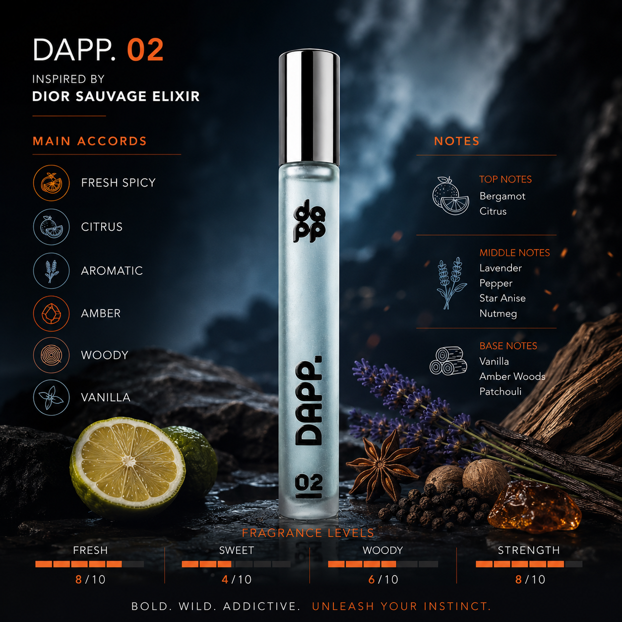 DAPP. 02 — Inspired by Dior Sauvage Elixir